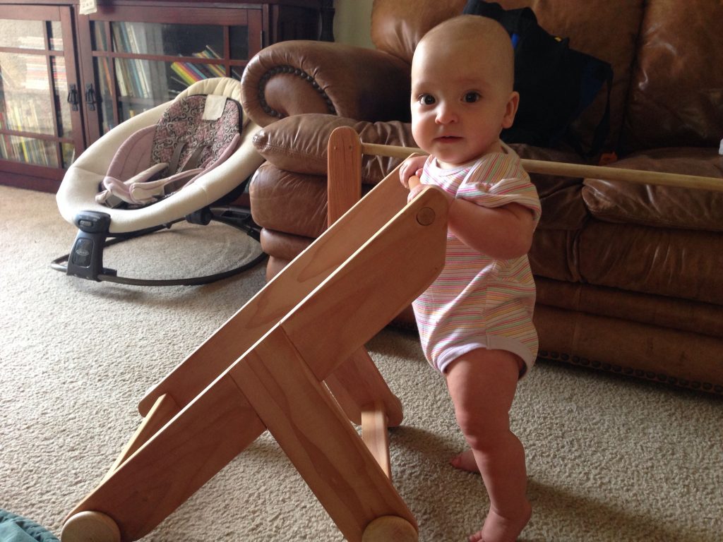 wooden baby walkers